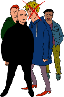 boo radleys, bob mould, black sabbath, acetone, belphegorz, john-mary go round, hypocrisy, blues for neighbors, gene vincent + deke dickerson,