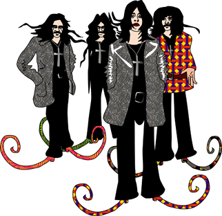 black sabbath,tö yö,wild billy childish,zement,wheels,snakes in the boots,miss calupso,the corals,gene vincent + wanda jackson