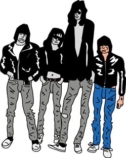 dee dee ramones, nothingheads, she & him, cheap trick, dennis covington, elvis presley, gene vincent + paul macartney, cergère, malemort,